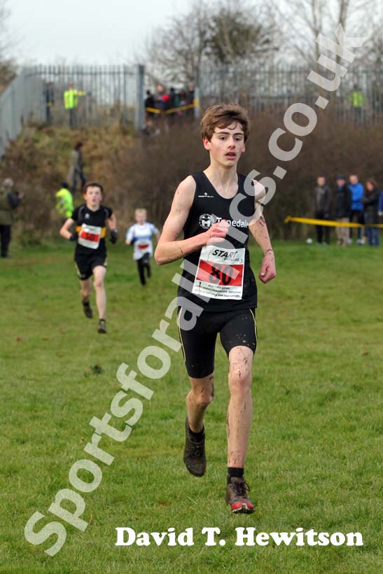 Red 80 boys 2012 North East Championships, Summerhill Country Park, Hartlepool.